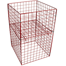 Conteneurs de stockage e & OIN standard fil maille stockage conteneurs maille en métal